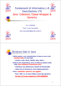 Fondamenti di Informatica LB Esercitazione n°6 Java