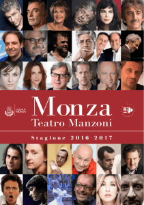 Stagione 2016-2017 - Teatro Manzoni di Monza