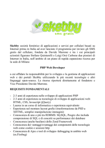 Skebby società fornitrice di applicazioni e servizi per cellulari basati