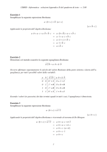 soluzioni Appendice D del quaderno di testo - v. 2.00