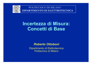 Incertezza di Misura: Concetti di Base