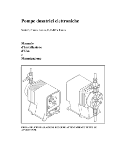 Pompe dosatrici elettroniche