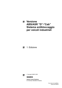 Versione ABS/ASR "D" - Cab