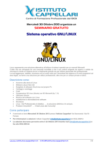 Sistema operativo GNU/LINUX