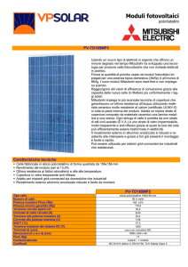 catalogo Mitsubishi - Pannelli Solari Bologna
