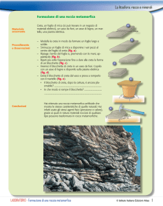 La litosfera: rocce e minerali
