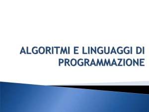 Algoritmi e diagrammi di flusso - Istituto Paritario Michelangelo
