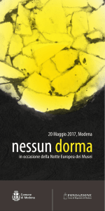 Programma completo Nessun Dorma 2017