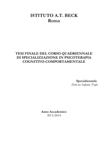 Un caso di disturbo d`ansia generalizzato