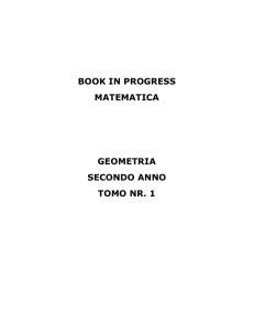 book in progress matematica geometria secondo anno