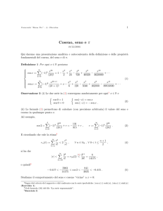 Coseno, seno e π - mat.uniroma3