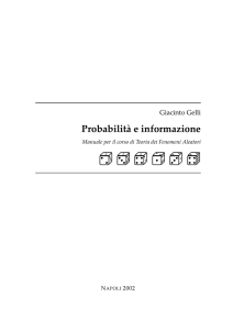 Probabilità e informazione