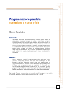 Programmazione parallela: evoluzione e nuove sfide