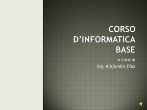 corso d`informatica base - CORSI-EDA