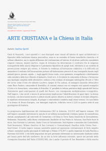 ARTE CRISTIANA e la Chiesa in Italia