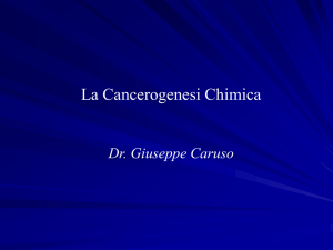 Cancerogenesi Chimica