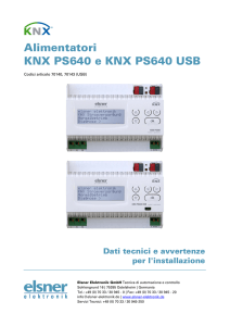 Alimentatori KNX PS640 e KNX PS640 USB