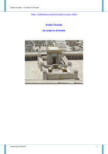 Erode il Grande – Un arabo re di Israele