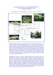 Scarica la mappa in formato pdf - Orto Botanico di Napoli