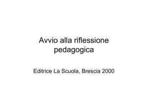 slide Avvio capp. 1 e 2 s.sf - Università degli studi di Bergamo
