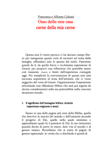 Osso delle mie ossa Osso delle mie ossa carne