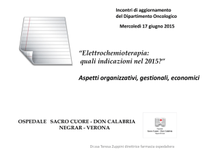 Diapositiva 1 - Ospedale Sacro Cuore Don Calabria