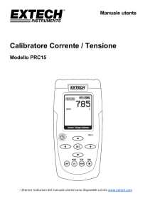 Calibratore Corrente / Tensione