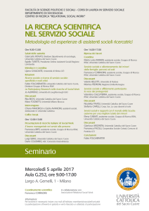 Scarica allegato - Consiglio Regionale Ordine Assistenti Sociali Lazio