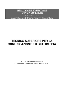 Tecnico superiore per la comunicazione e il multimedia