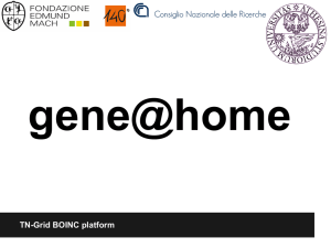 Progetto gene@home - Polo di e-learning