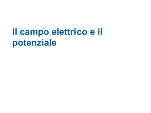 CAMPO ELETTRICO e ENERGIA POTENZIALE