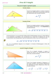 Area del triangolo