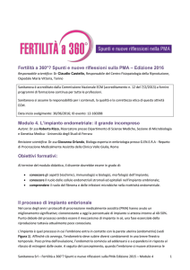 Fertilità a 360°? Spunti e nuove riflessioni sulla PMA – Edizione