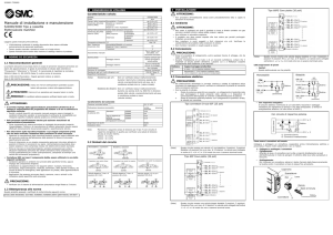 Manuale di installazione e manutenzione