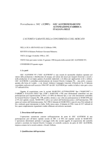 Provvedimento n. 5692 ( C2995 ) GEC ALSTHOM/MARCONI