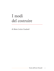 I modi del costruire - Università degli Studi Mediterranea