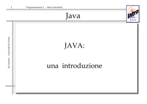 JAVA - Marco Ronchetti