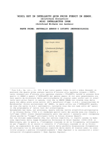 1NIHIL EST IN INTELLECTU QUIN PRIUS FUERIT IN SENSU