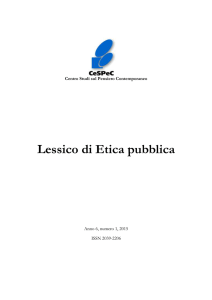 - Lessico di etica pubblica