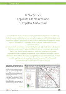 Tecniche GIS applicate alla Valutazione di Impatto Ambientale