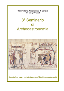 atti del 8° seminario - Archeoastronomia Ligustica