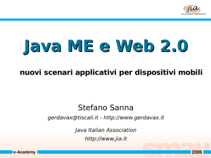 Java ME e Web 2.0