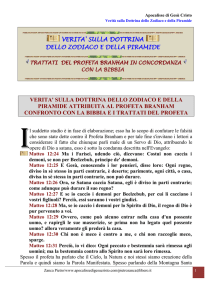 Verità sulla dottrina dello Zodiaco e della Piramide attribuita al