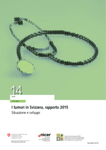 I tumori in Svizzera, rapporto 2015