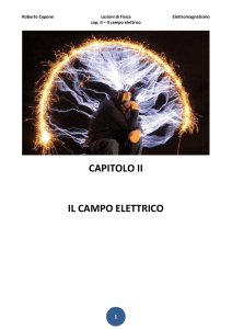 Il campo elettrico