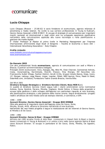 CV Lucio Chiappa ecomunicare 2013