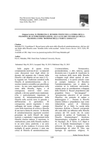 Makuhin P.G. Il problema E. Husserl posto nella storia della filosofia