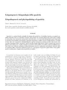GIORGI - Eziopatogenesi