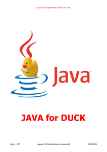 Java for Duck - Sito e