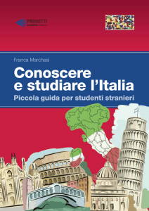 Conoscere e studiare l`Italia